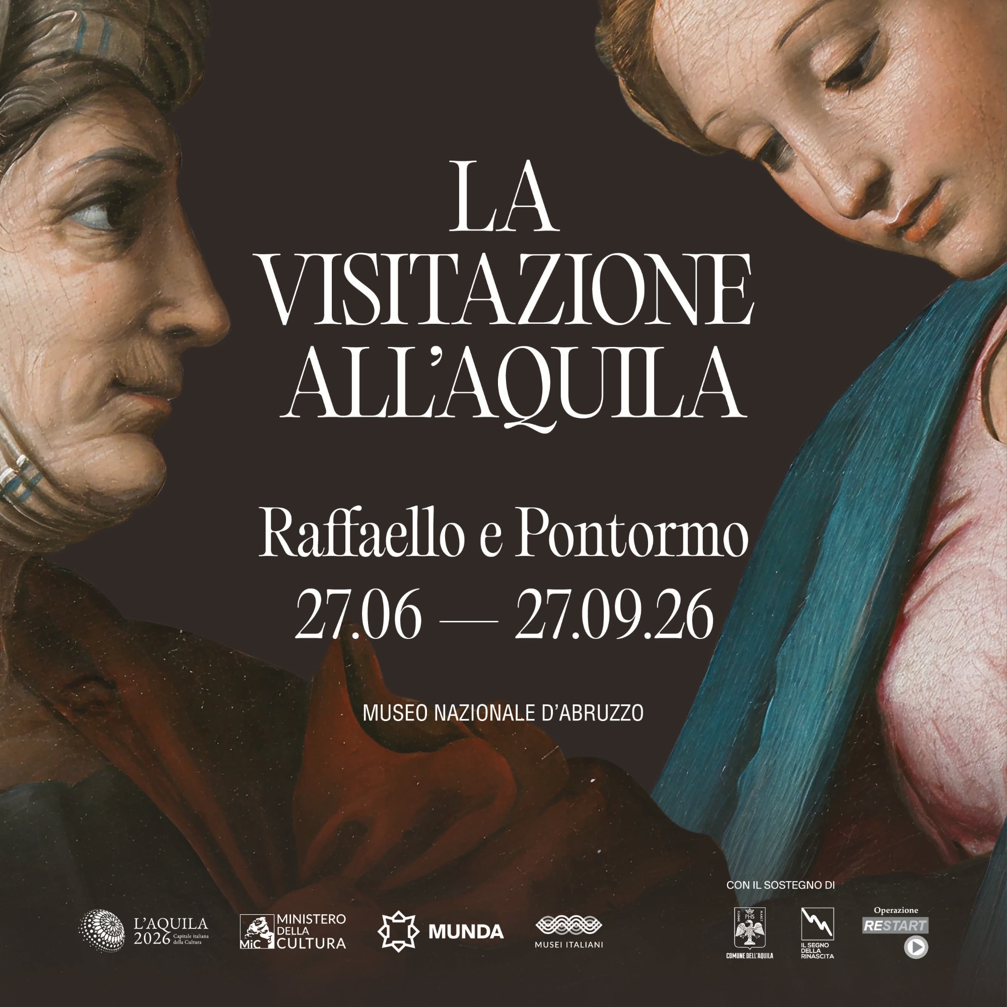La Visitazione all’Aquila. Raffaello e Pontormo.